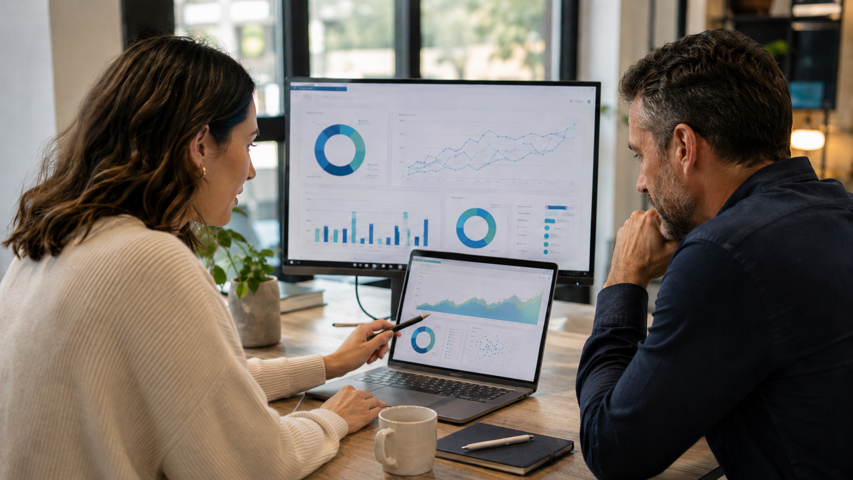 Collaborative AI Data Analysis at the Office Desk