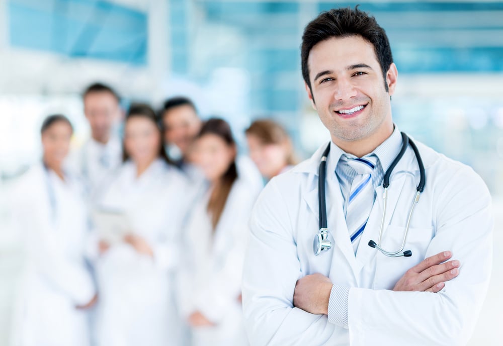 team of doctors at the hospital