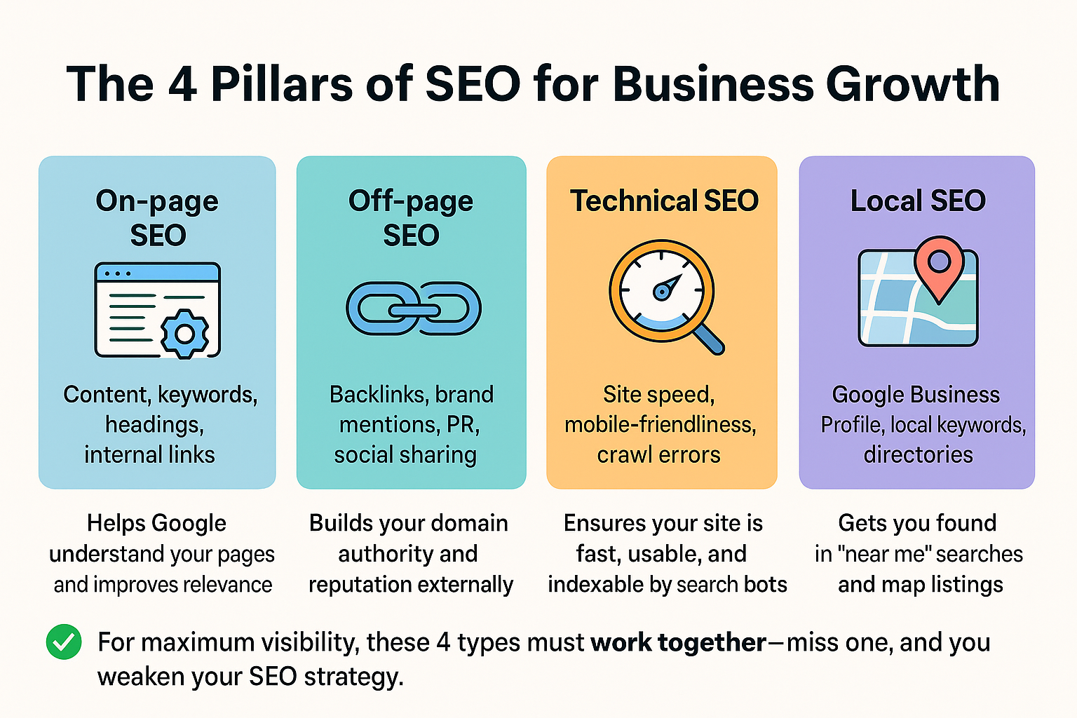 The 4 types of SEO