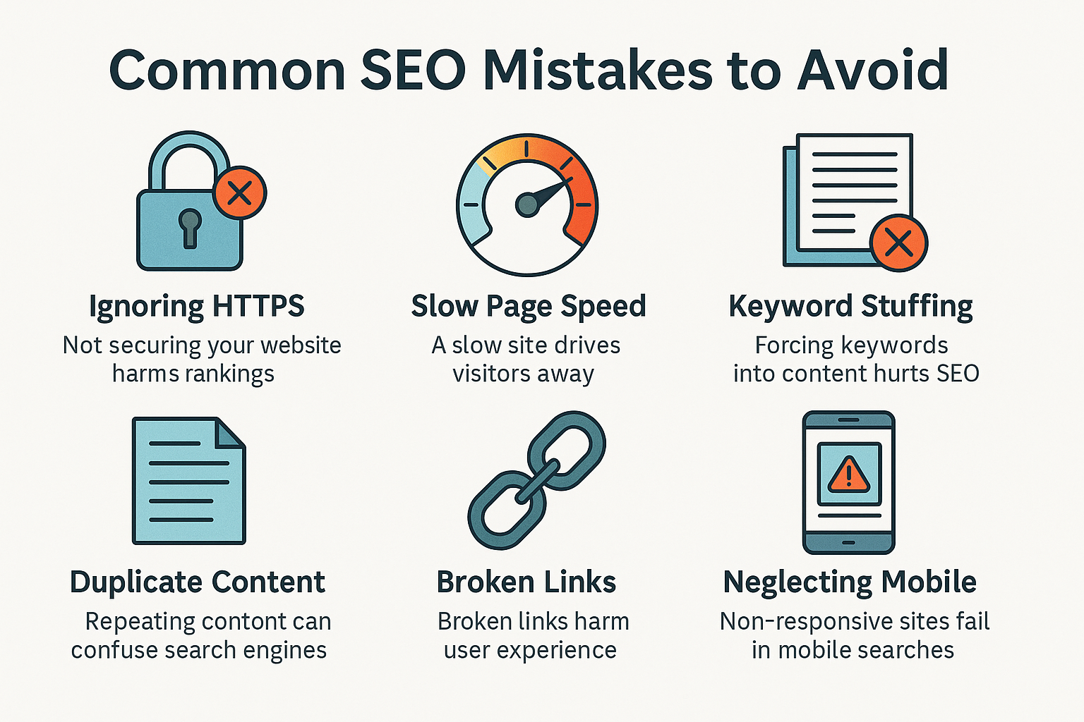 common seo mistakes to avoid