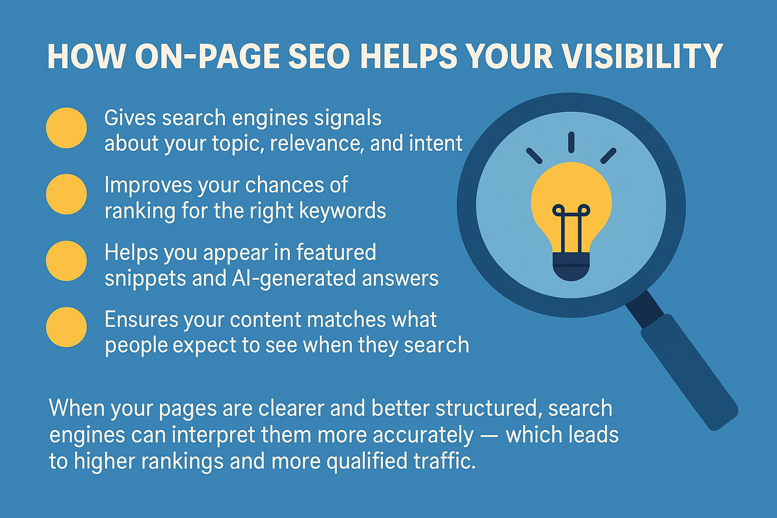 how on page seo helps your visibility