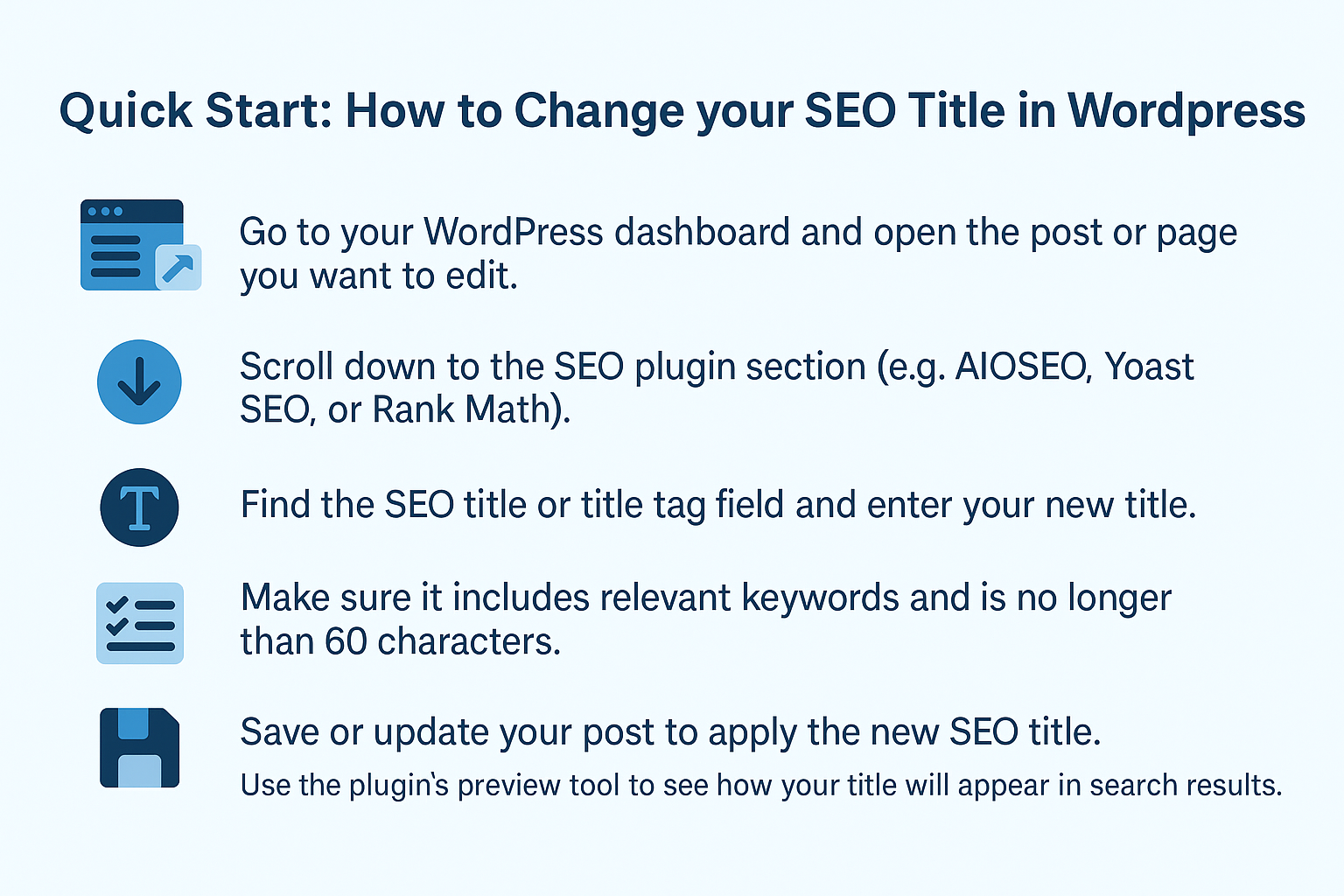 how to change seo title in wordpress guide
