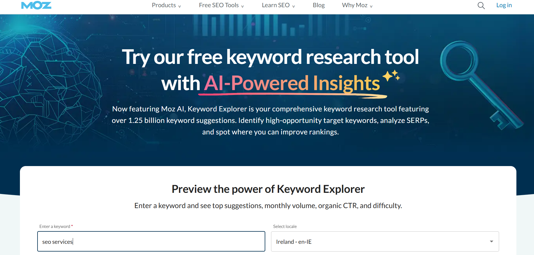 moz keyword explorer