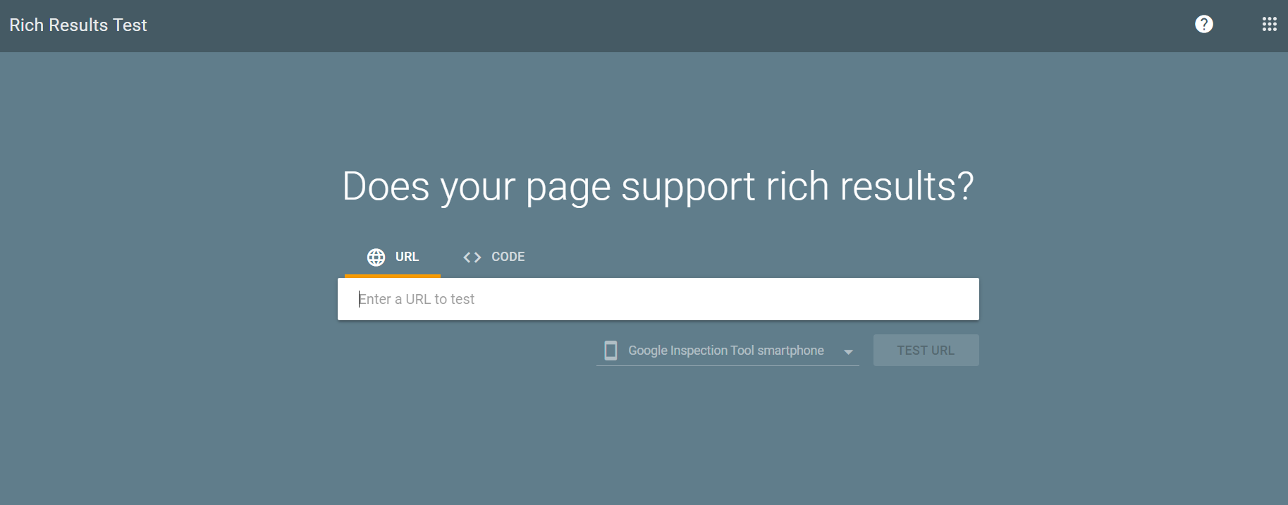 rich results test - shopify seo